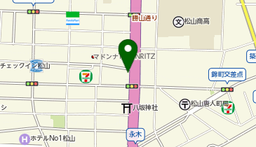 J BOWL 松山店の地図画像