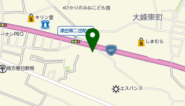 【6/5オープン】じゃんめん 枚方店の地図画像