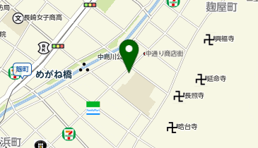 うどん甚八 諏訪町の地図画像