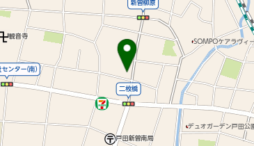 フットサルロード戸田の地図画像