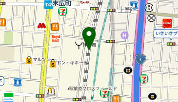 【6/6オープン】BEEP秋葉原の地図画像