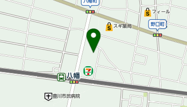 トヨタカローラ愛知 豊川八幡店の地図画像
