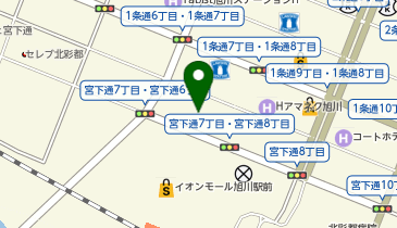 Namaste nepal 旭川店の地図画像