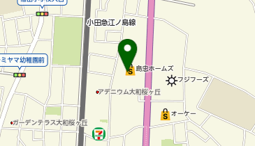 【6/5オープン】ロピア 大和島忠ホームズ店の地図画像