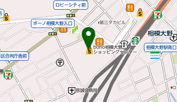ガチャガチャの森 ボーノ相模大野店の地図画像