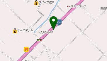 THE FISH TANAKA 山武成東店の地図画像