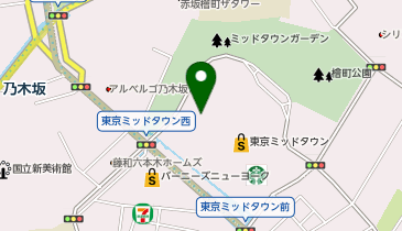 【7/1-8/31期間限定】「Tamitu」POPUP in 東京ミッドタウンの地図画像