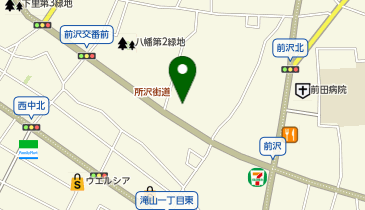 本田屋 東久留米八幡町店の地図画像
