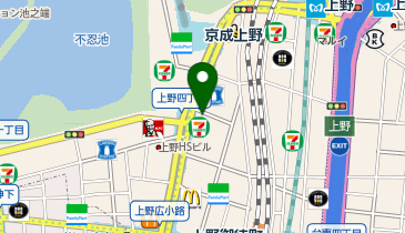 【6/9オープン】ホームズパスタ上野店の地図画像