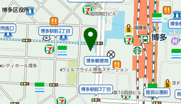 NCBホールの地図画像