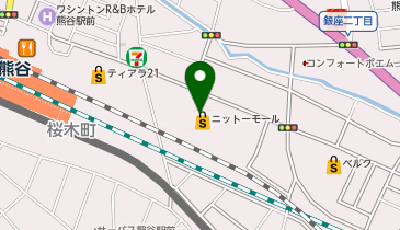 【6/5オープン】保険クリニック 熊谷ニットーモール店の地図画像