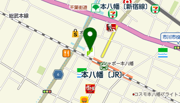【5/12オープン】ODORERU(オドレル) 本八幡校の地図画像