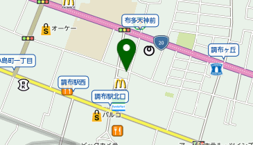 おでんと焼鳥たけし 調布天神通り店の地図画像