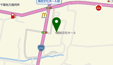 千葉県南総文化ホールの地図画像