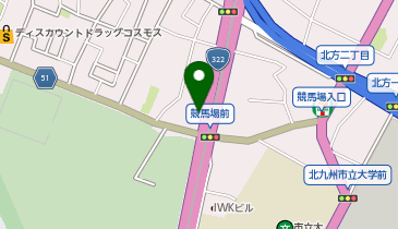 動物の病院くすめの地図画像