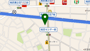 尼崎みらいのもり保育園の地図画像