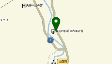 森の駅 昇仙峡の地図画像