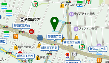 マジオドローンスクール 新宿本校の地図画像