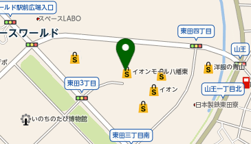 FUJIYA CONFECTIONERY/milky70 since1951(フジヤ コンフェクショナリー ミルキーナナジュウ シンスイチキュウゴーイチ) イオン八幡東店の地図画像