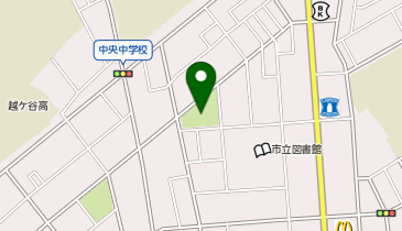 東越谷第三公園の地図画像