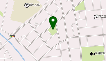 東越谷第四公園の地図画像