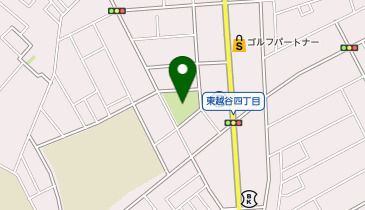 東越谷第五公園の地図画像
