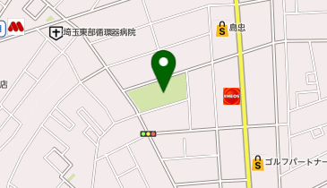 東越谷第六公園の地図画像