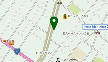わくわくペットランド 札幌白石本店の地図画像