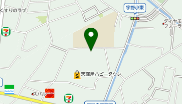 原尾島こども園の地図画像