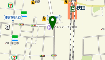 とれびあんの地図画像