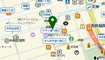 ホビーステーション 福岡天神店の地図画像