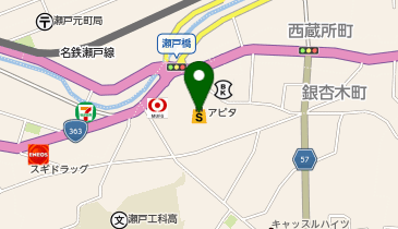 米乃家 アピタ瀬戸店の地図画像