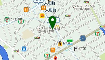 【7/8オープン】わくわく広場 人形町駅前店の地図画像