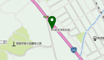 総合葬祭大蔵堂 浄敬会館本館斎場の地図画像