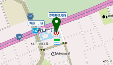 セーレンアドバンストマテリアルズ株式会社 東京事務所の地図画像