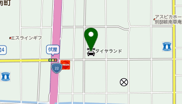 タイヤランド 岐阜店の地図画像