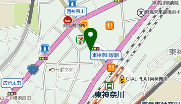 ひらいはりきゅう接骨院 東神奈川院の地図画像