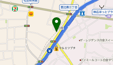 宝来湯の地図画像