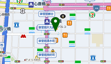 ハンズ 心斎橋店の地図画像