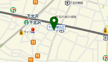 下北沢CLUB Que(クラブ キュー)の地図画像