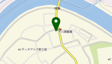 大阪市設十八条霊園の地図画像