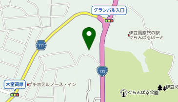 【7/18オープン】伊豆グランヴィレッジ グランピングの地図画像