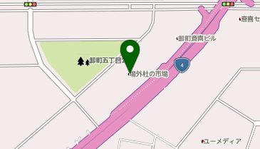 珈琲工房いしかわ 仙台場外市場杜の市場の地図画像
