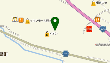 お菓子の香梅 イオン熊本嘉島店の地図画像
