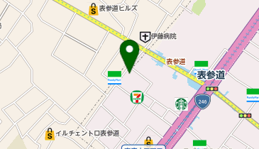 HUNTING WORLD 表参道店の地図画像