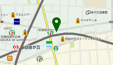 Neo Nice Burger 自由が丘すずかけ通りの地図画像