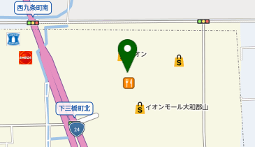 ガシャポン バンダイオフィシャルショップ シネマサンシャイン大和郡山店の地図画像