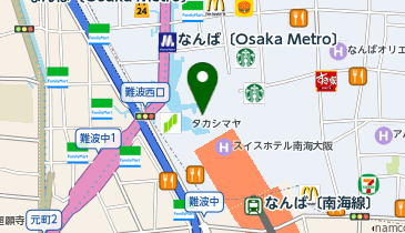 FAS 高島屋大阪店の地図画像