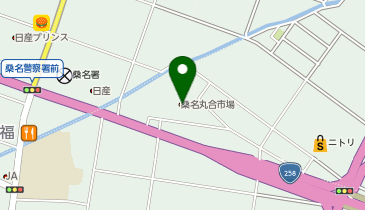 みえの魚屋さんのめし処の地図画像
