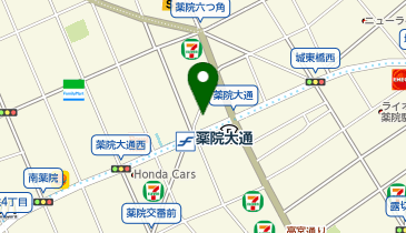 食堂タイガーの地図画像